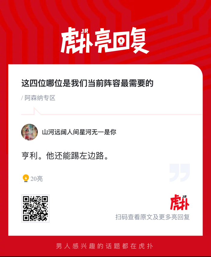 阿森纳球迷热议阵容补强方向：谁是球队最需要