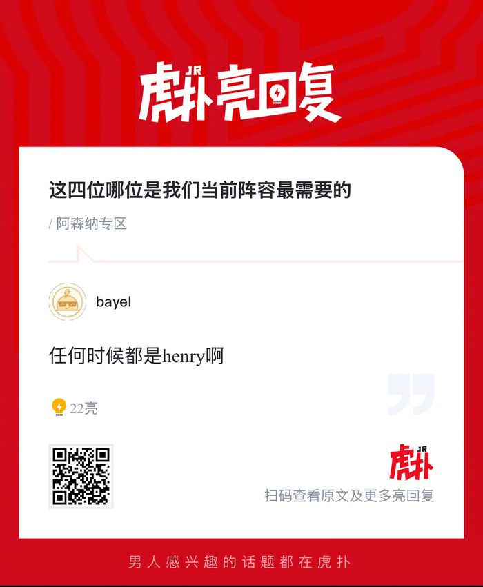 阿森纳球迷热议阵容补强方向：谁是球队最需要
